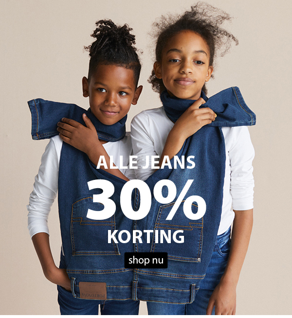 alle jeans nu met 30% korting