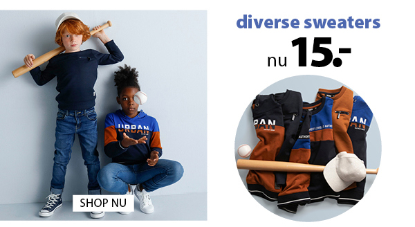 diverse sweaters nu 15,-