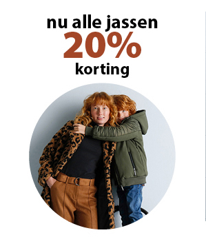 nu alle jassen 20% korting