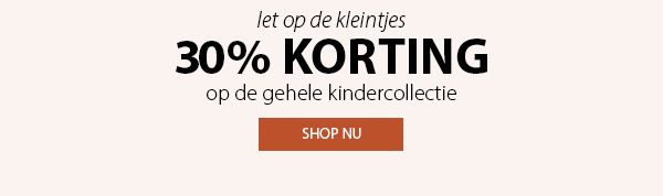 30% korting kinderkleding