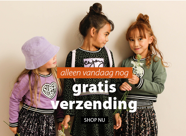 alleen vandaag nog gratis verzending