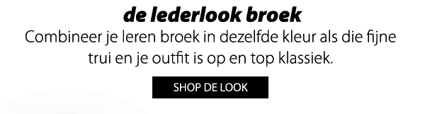 lederlook broek