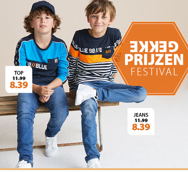 gekke prijzen festival jongens kleding