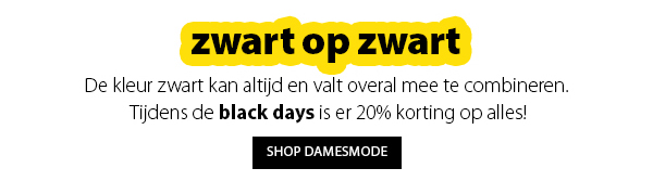 zwart op zwart