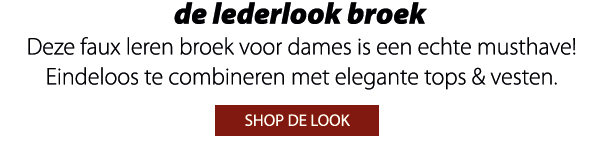 lederlook broek