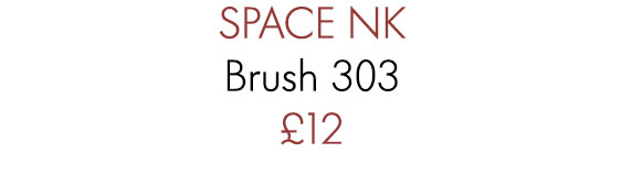 SPACE NK Brush 303 £12