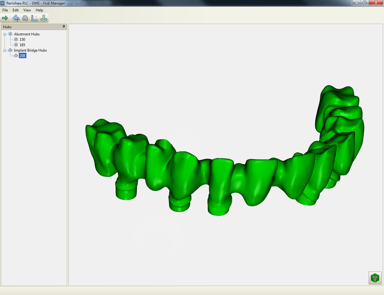 Courtesy of Renishaw. Dental STL fixed by Polygonica