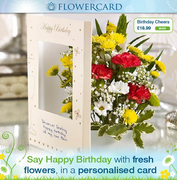 Say Happy Birthday with fresh flowers