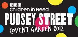 Children in Need, Covent Garden 2012
